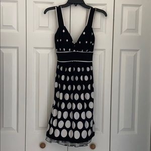 Black and white dress